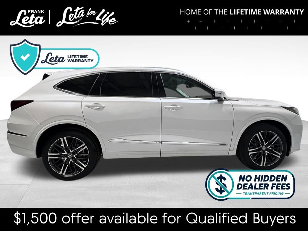 New 2026 Platinum White Pearl Acura w/Advance Package image 9