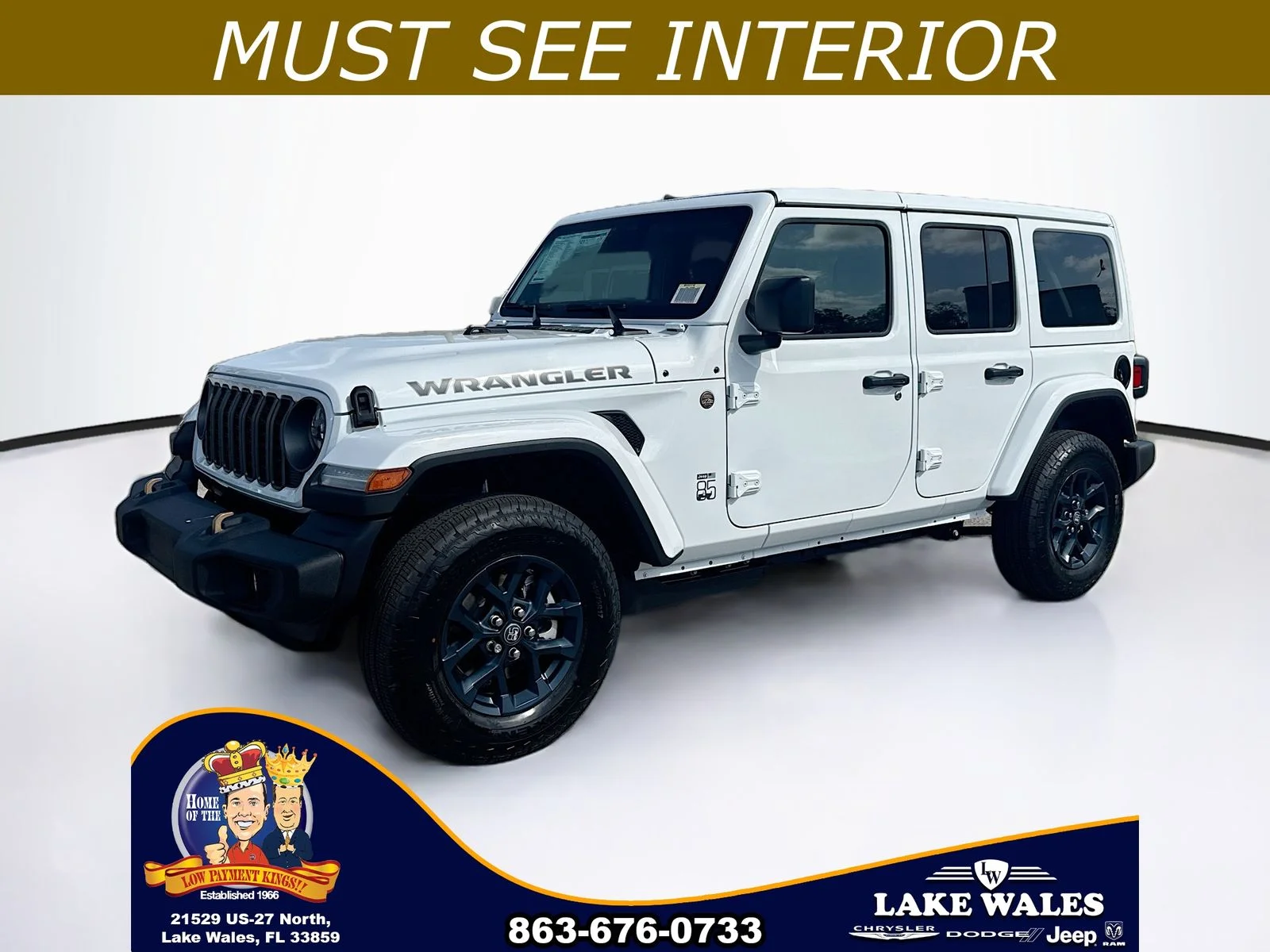 New 2026 Bright White Clear-Coat Exterior Paint Jeep 85th Anniversary Edition image 2