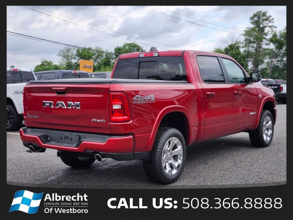 New 2026 Molten Red Pearl-Coat Exterior Paint RAM Big Horn/Lone Star image 5