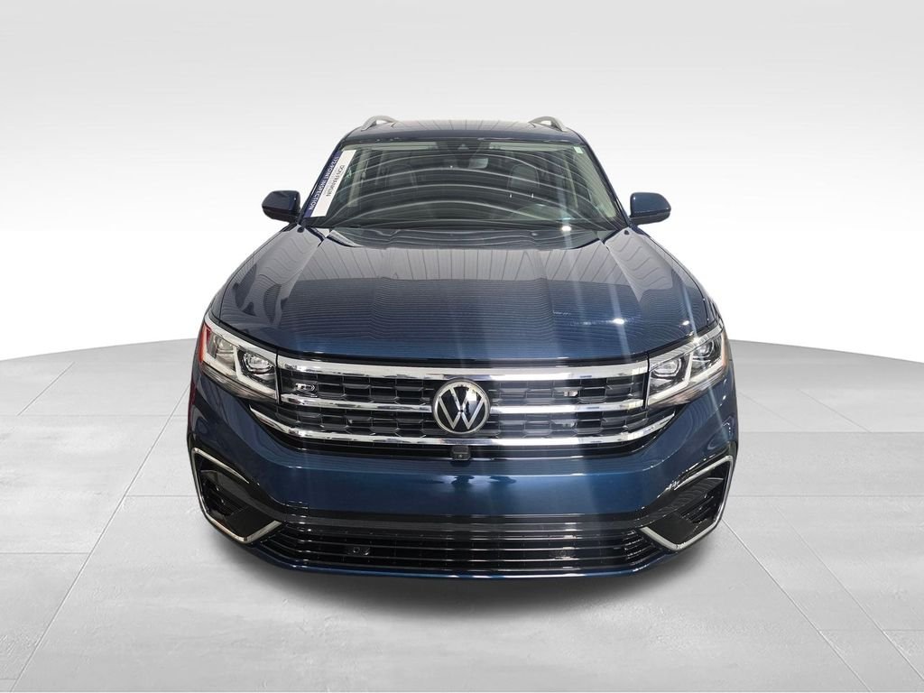 Used 2022 Blue Volkswagen 3.6L V6 SEL Premium R-Line image 8
