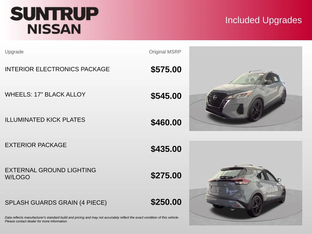 Used 2024 Gray/Super Black Nissan SV image 2