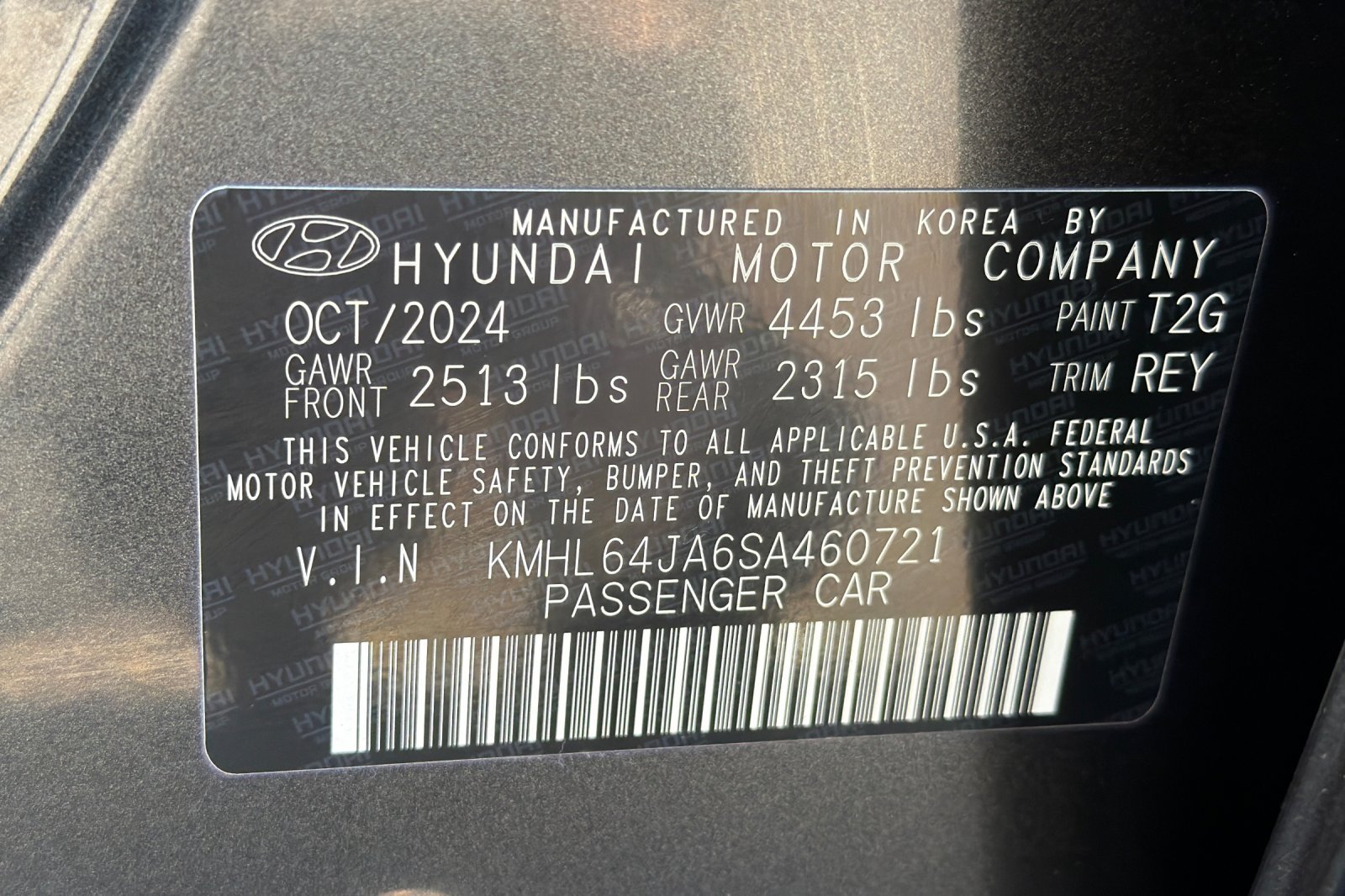 Used 2025 Portofino Gray Hyundai SEL image 28