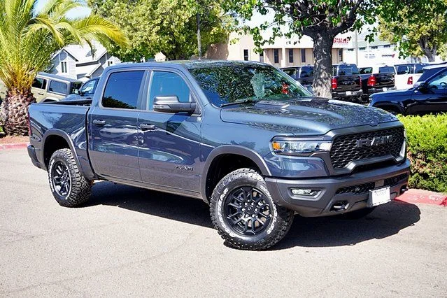New 2026 Forged Blue Metallic Exterior Paint RAM Rebel image 3