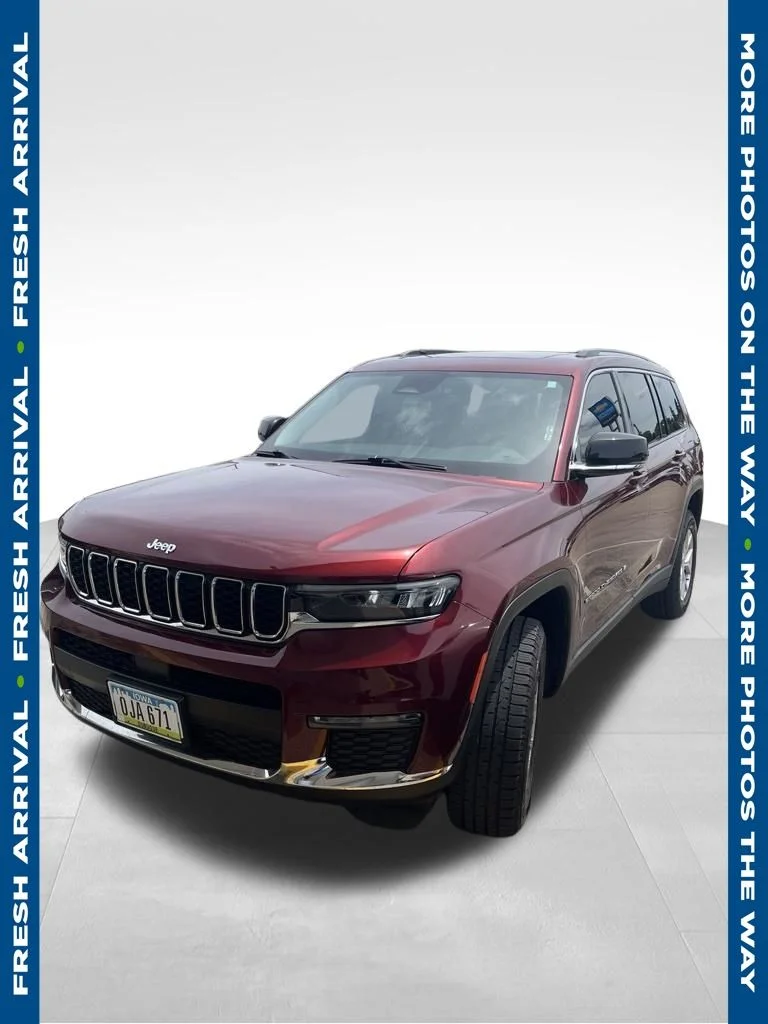 Certified Used 2022 Red Jeep Limited image 1