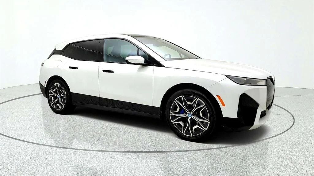 Used 2024 Mineral White Metallic BMW xDrive50 SAV w/ Driving Assist Pro, Sport Pkg & 22