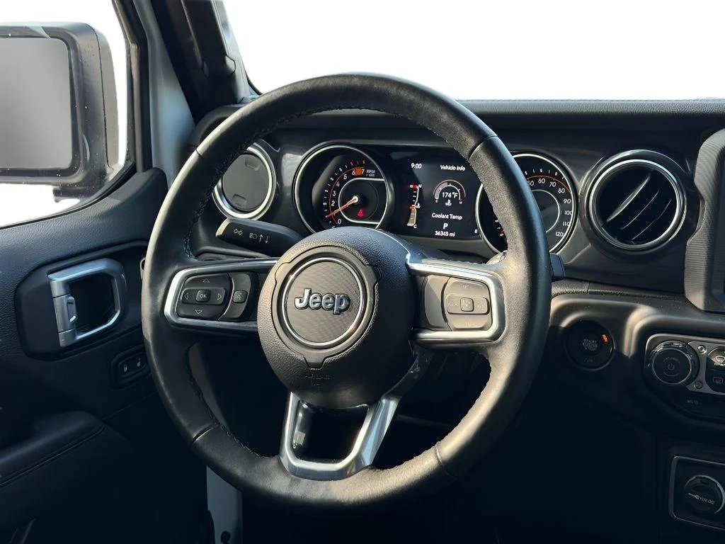Used 2023 Bright White Jeep Sahara Altitude image 13