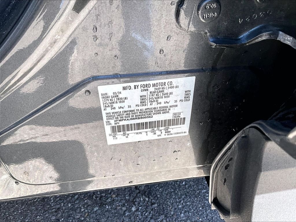 Used 2024 Gray Metallic Ford SEL image 35
