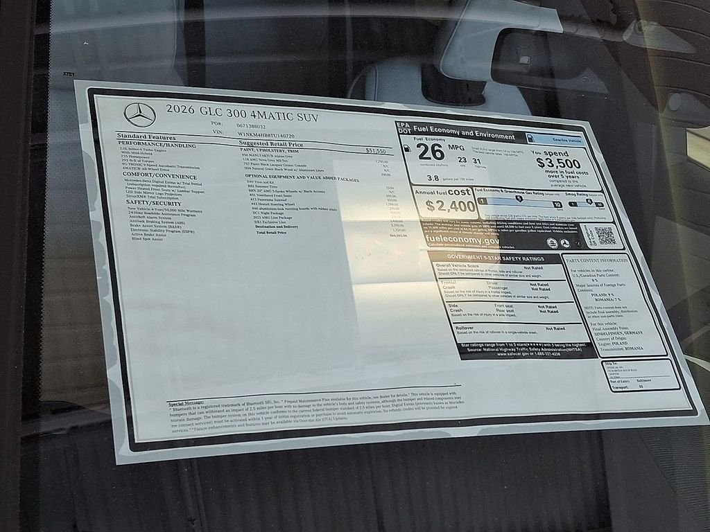 New 2026 MANUFAKTUR Alpine Grey Mercedes-Benz GLC 300 image 24