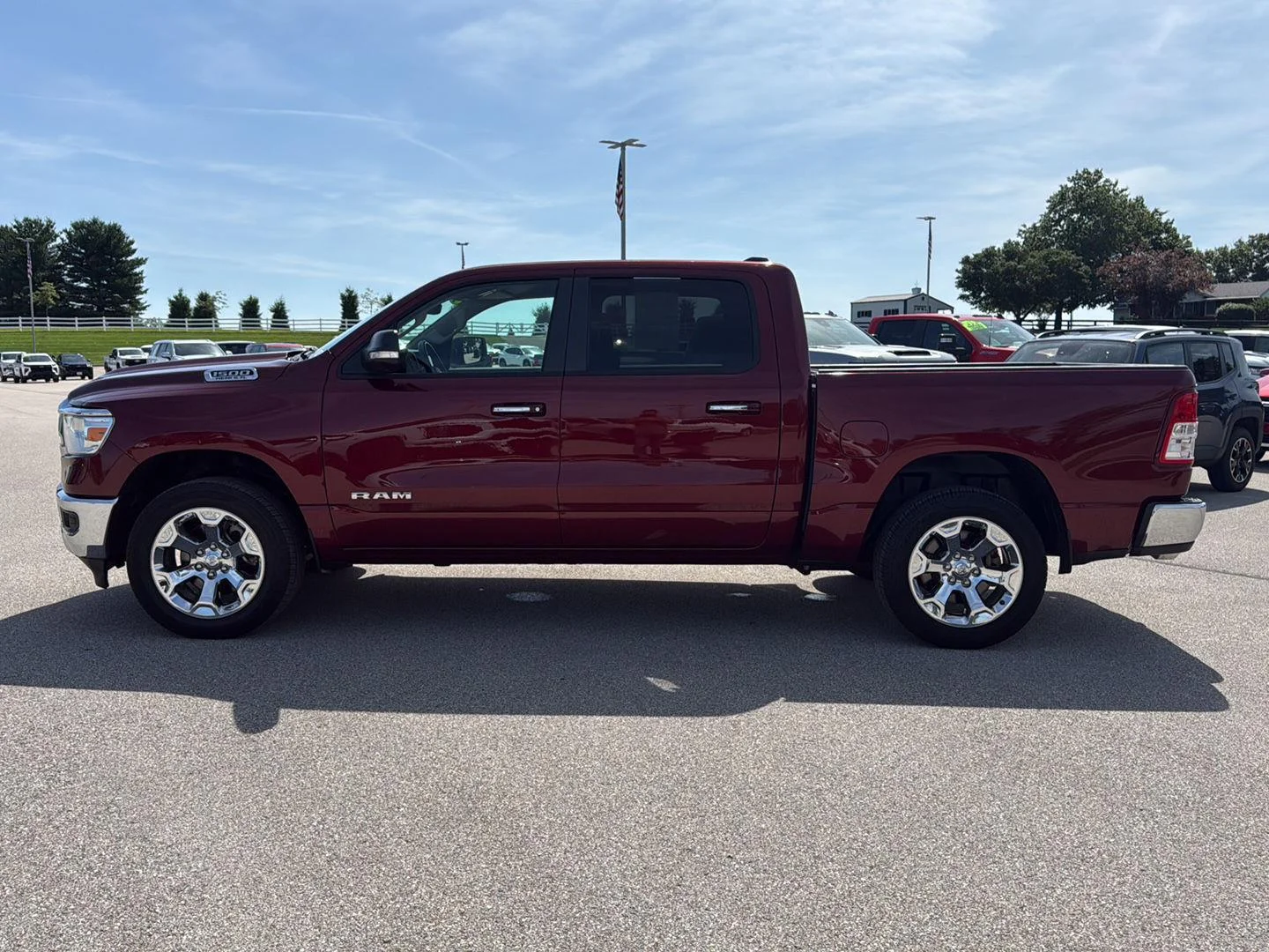 Used 2020 Delmonico Red Pearlcoat Ram 2020 1500 Big Horn image 7