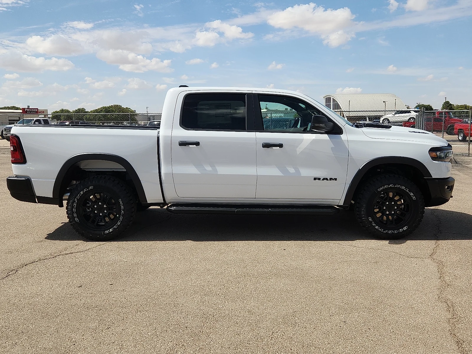 New 2027 Bright White Clear-Coat  Paint Ram REBEL CREW CAB 4X4 5