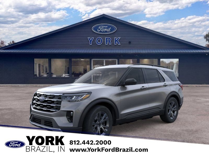New 2026 Carbonized Gray Metallic Ford Active image 1
