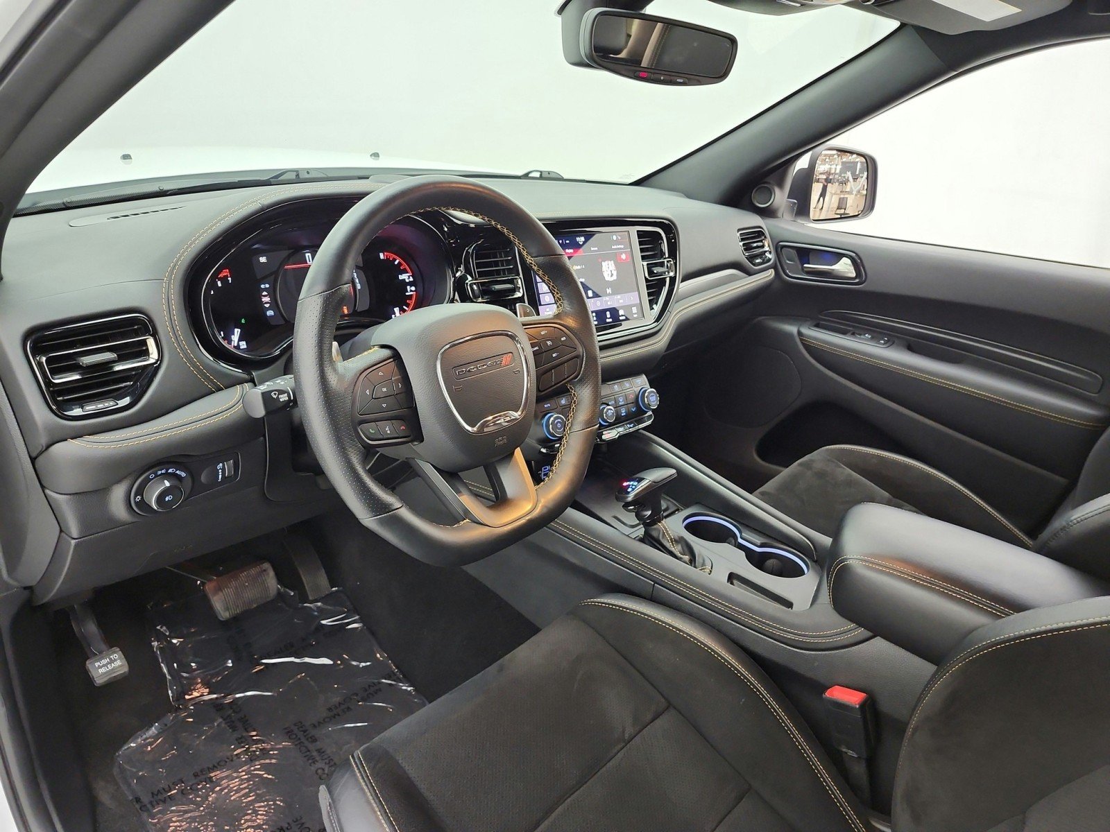 Used 2022 White Knuckle Clearcoat Dodge R/T HEMI ORANGE RWD image 12