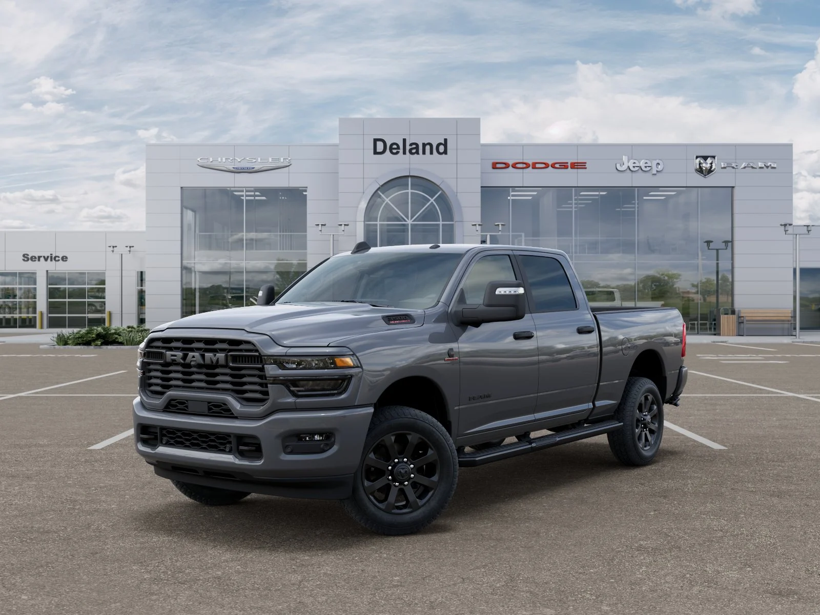 New 2026 Ceramic Gray Clear-Coat Exterior Paint RAM Big Horn image 33