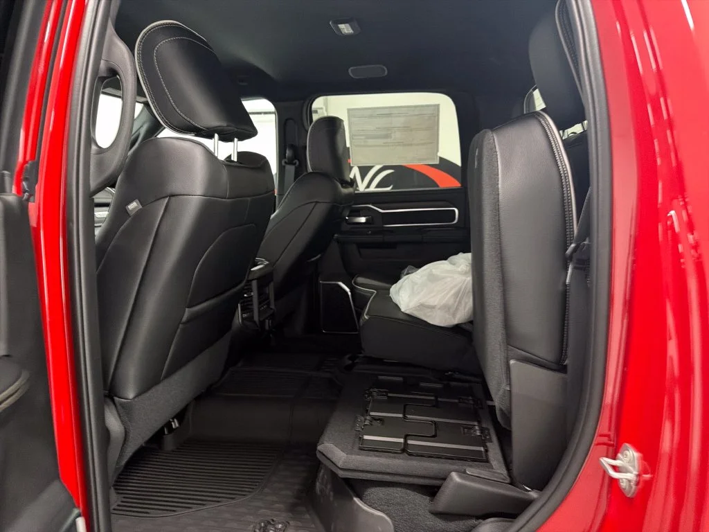 New 2026 Flame Red Clear-Coat Exterior Paint RAM Laramie image 13