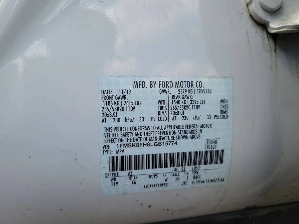 Used 2020 White Ford Limited image 35