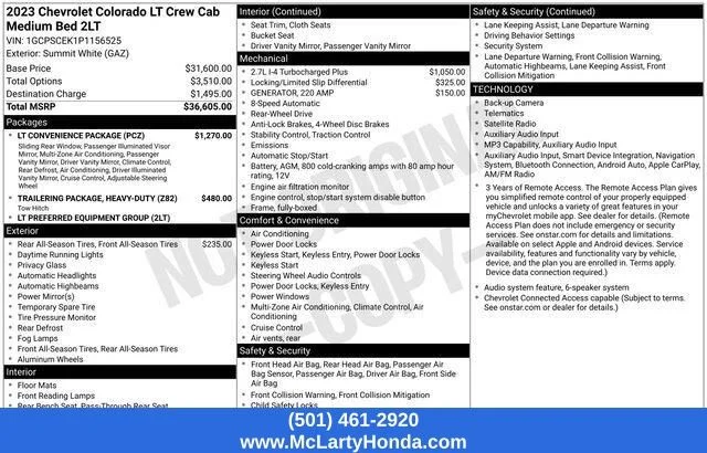 Used 2023 Summit White Chevrolet LT image 23