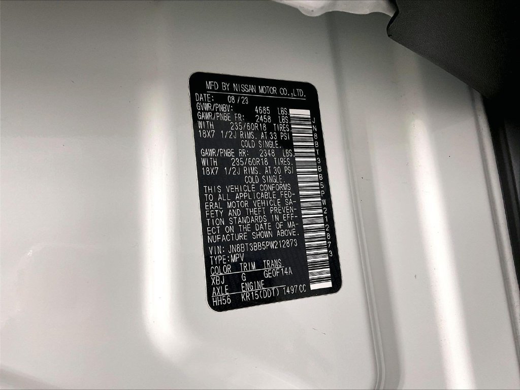 Used 2023 White Nissan SV image 37