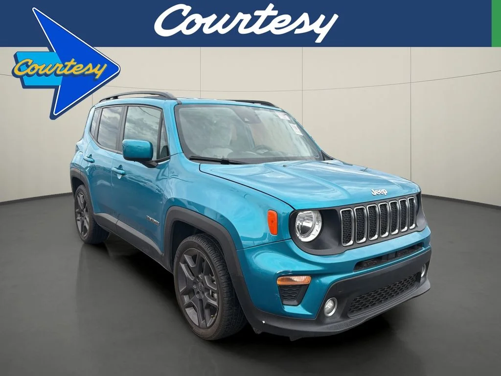 Used 2021 Teal Jeep Latitude image 1