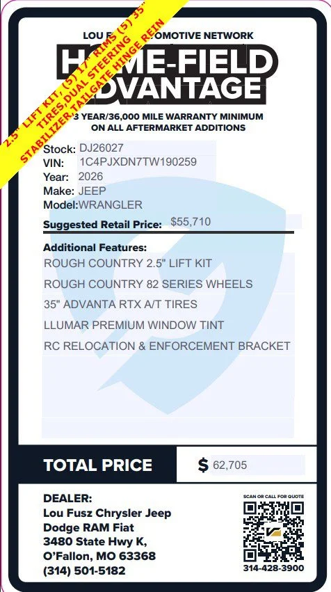 New 2026 Anvil Clearcoat Jeep Sport S image 2