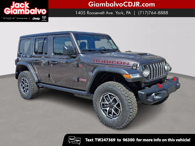 New 2026 Gray Jeep Rubicon image 1