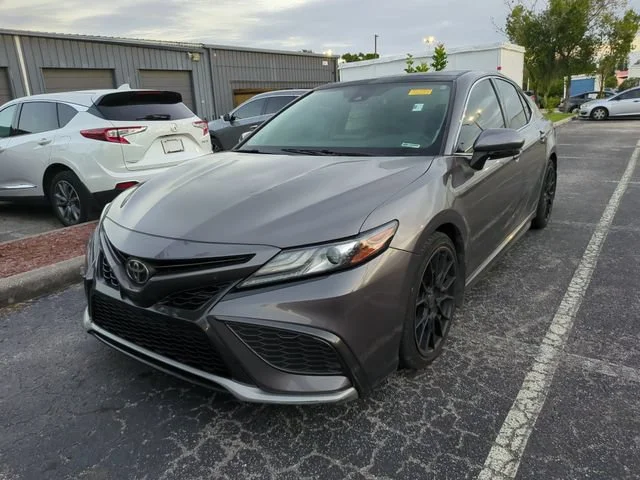 Used 2021 Gray Toyota XSE V6 image 2
