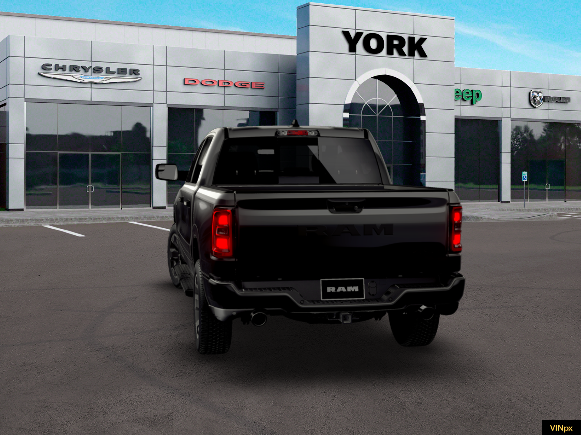 New 2026 Diamond Black Crystal Pearlcoat RAM Express image 13
