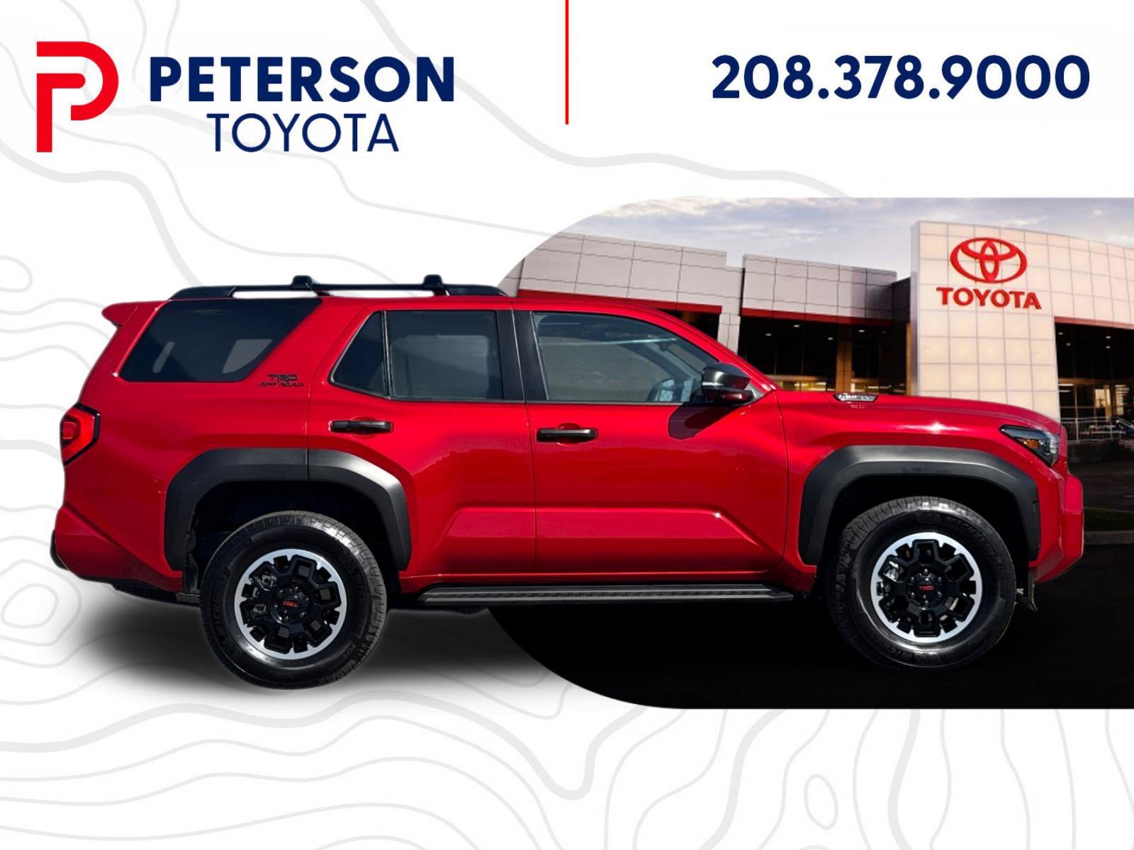 Used 2025 Red Toyota TRD Off Road Premium image 2