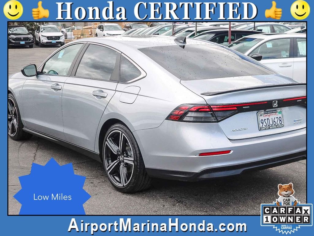 Certified Used 2024 Solar Silver Metallic Honda Sport image 8