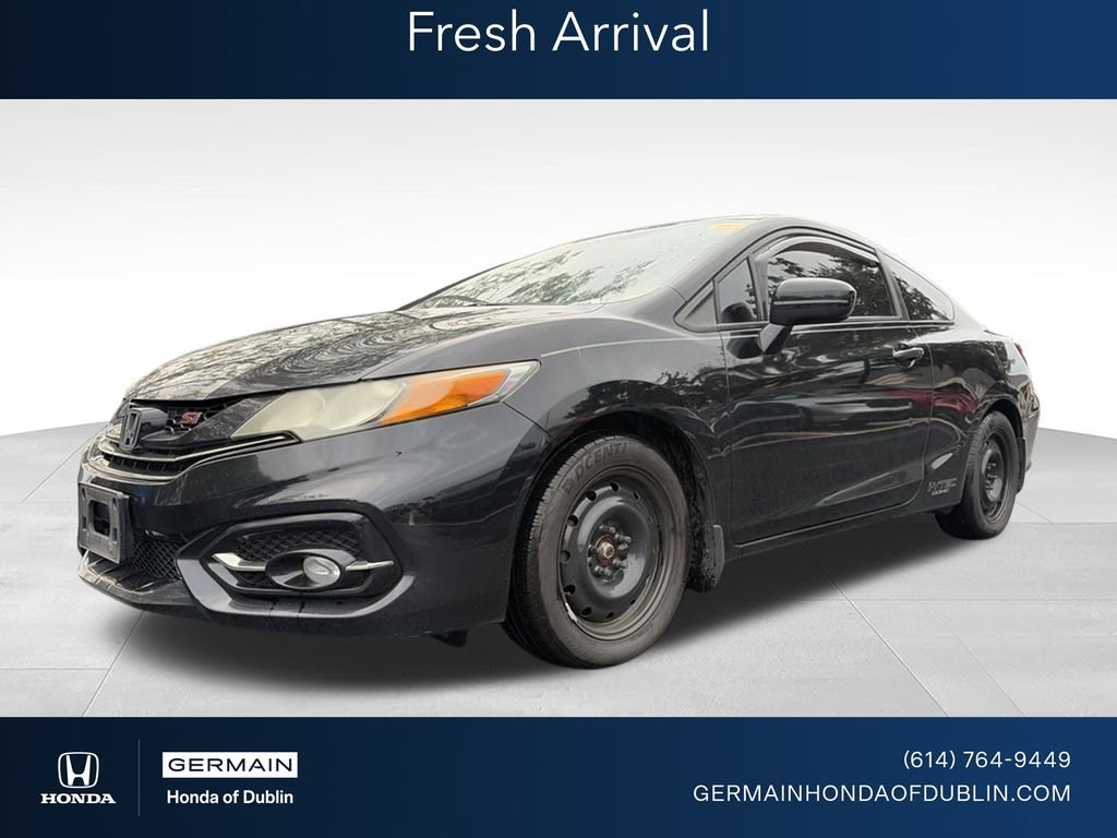 Used 2015 Crystal Black Pearl Honda Si image 1