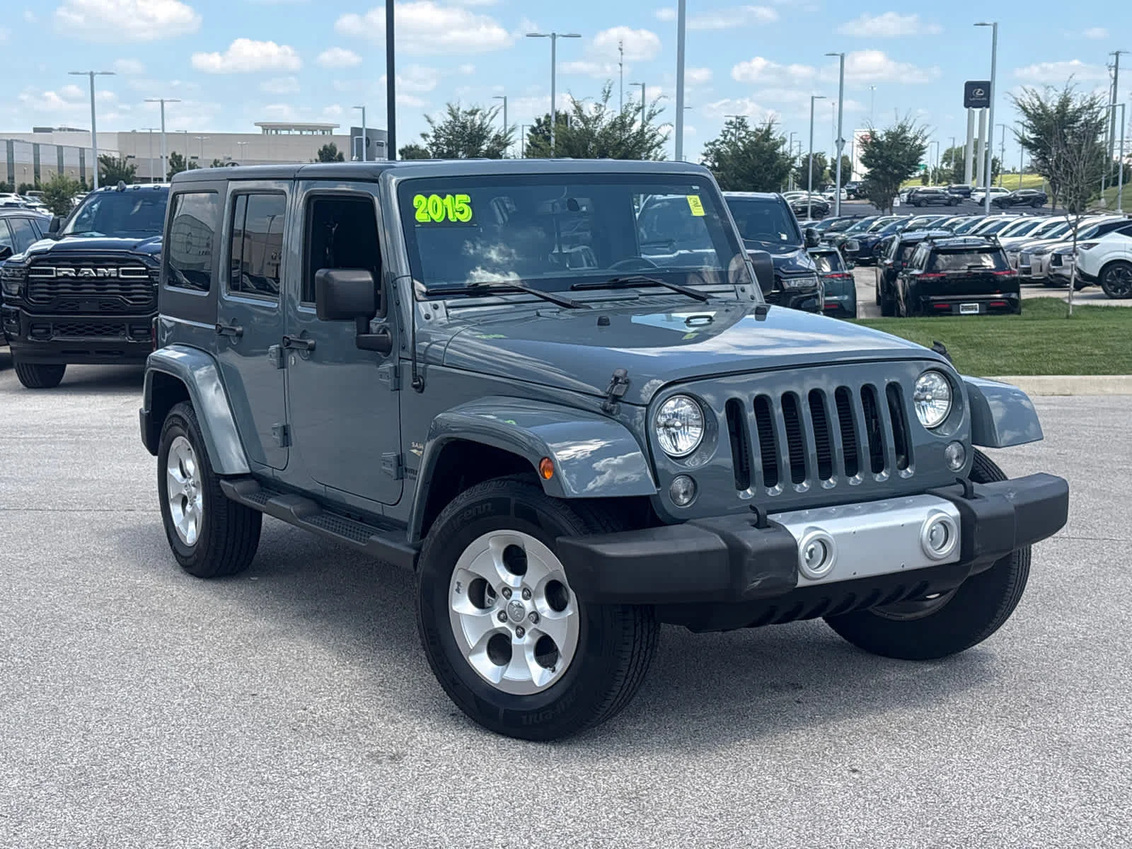 Used 2015 Jeep Wrangler Unlimited Sahara with VIN 1C4BJWEG3FL726702 for sale in Kansas City