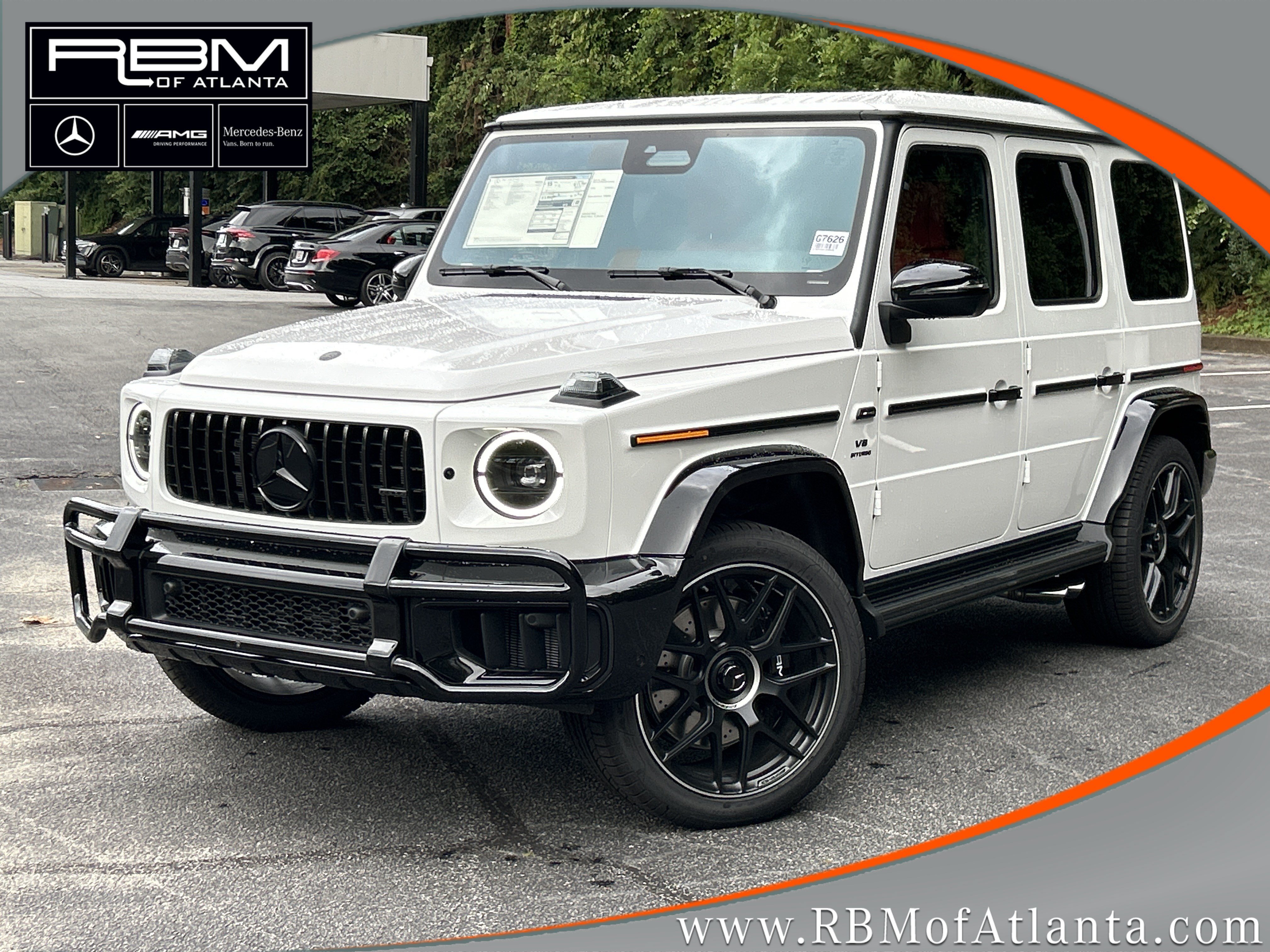 New 2027 MANUFAKTUR Moonlight White Metallic Mercedes-Benz AMG® G 63 SUV image 1