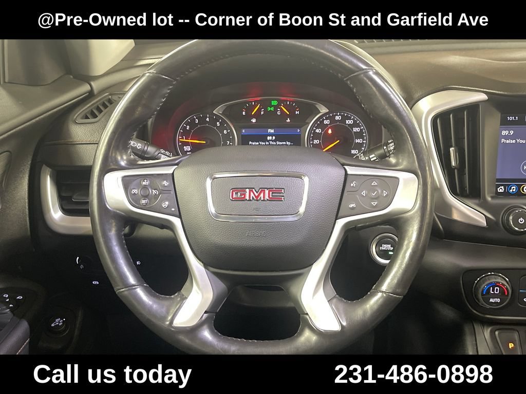 Used 2020 BLUE EMERALD METALLIC GMC SLT image 21