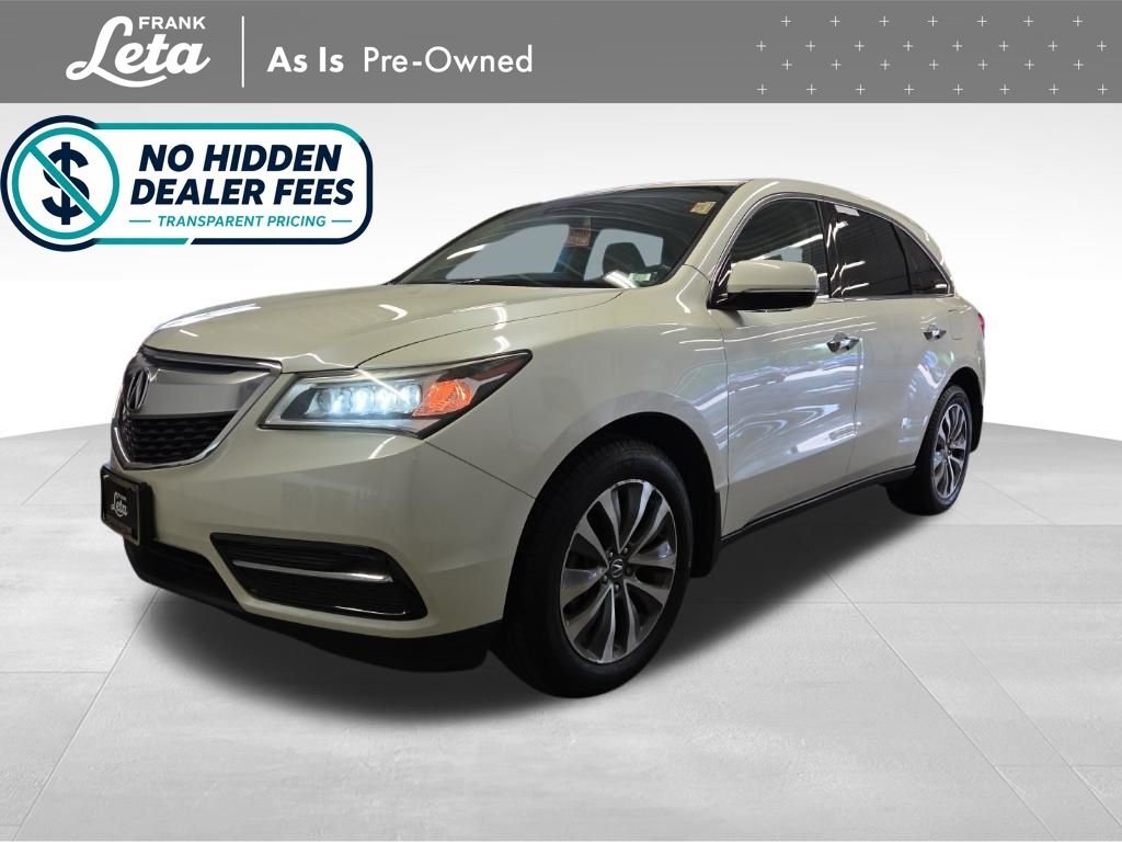Used 2016 White Diamond Pearl Acura  image 1