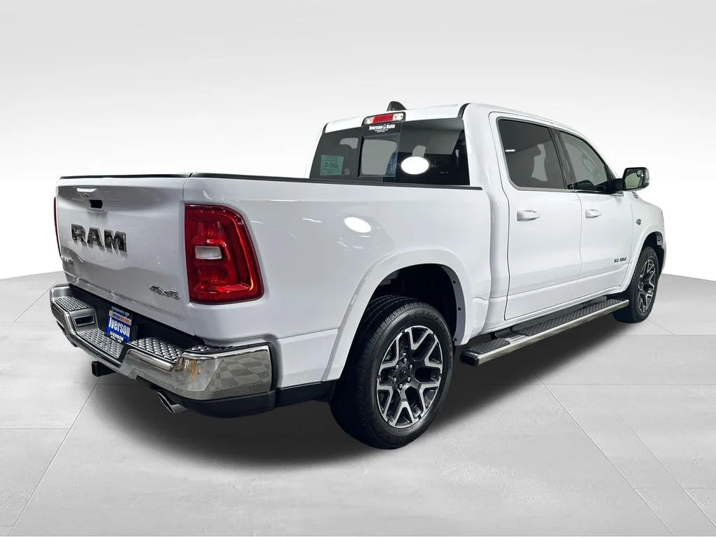 New 2026 Bright White Clear-Coat Exterior Paint RAM Laramie image 5