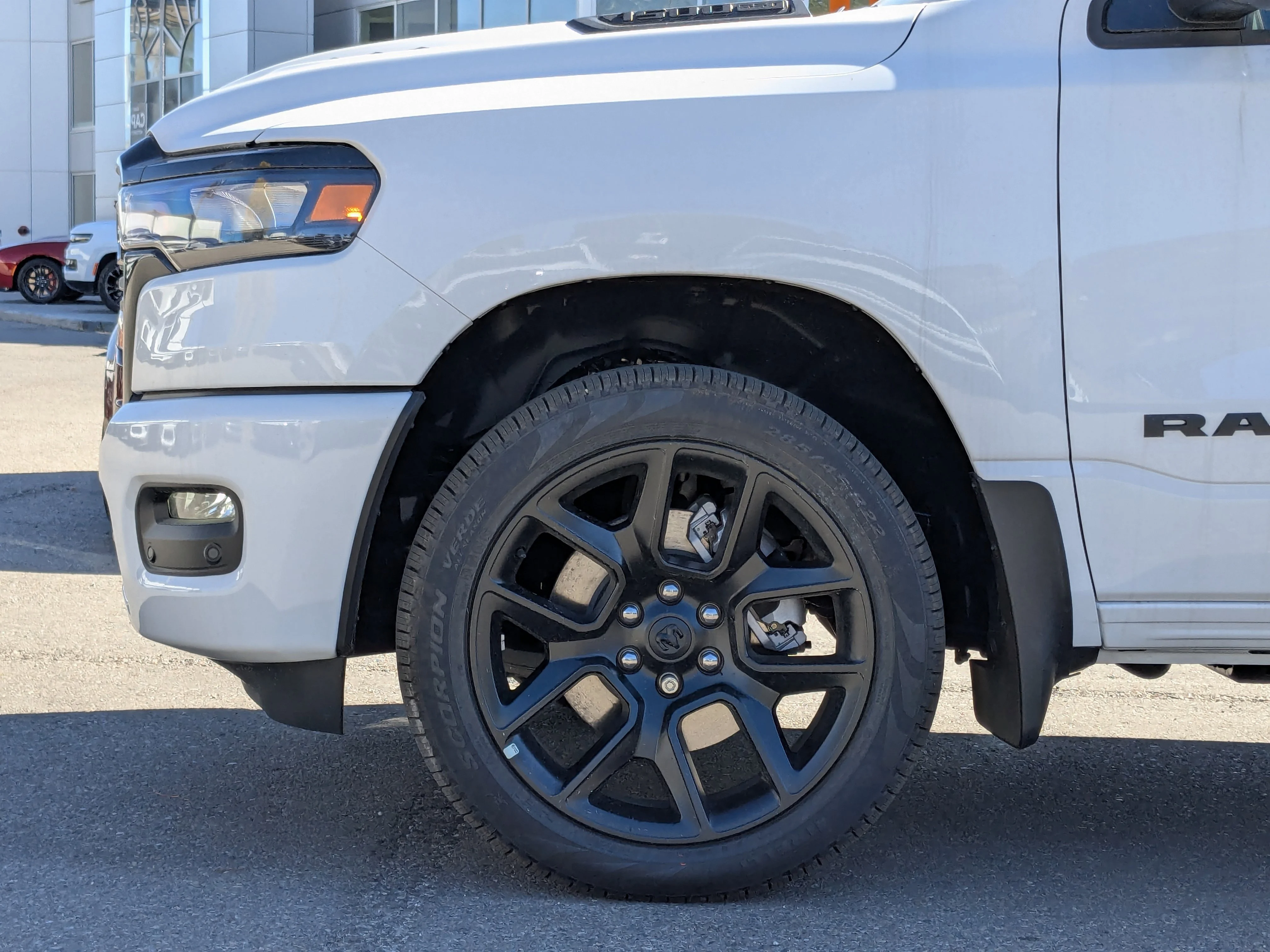 New 2025 White RAM Sport - - Night Edition - Level 1 Equip - Panoramic Sunroof & Tons more! image 9