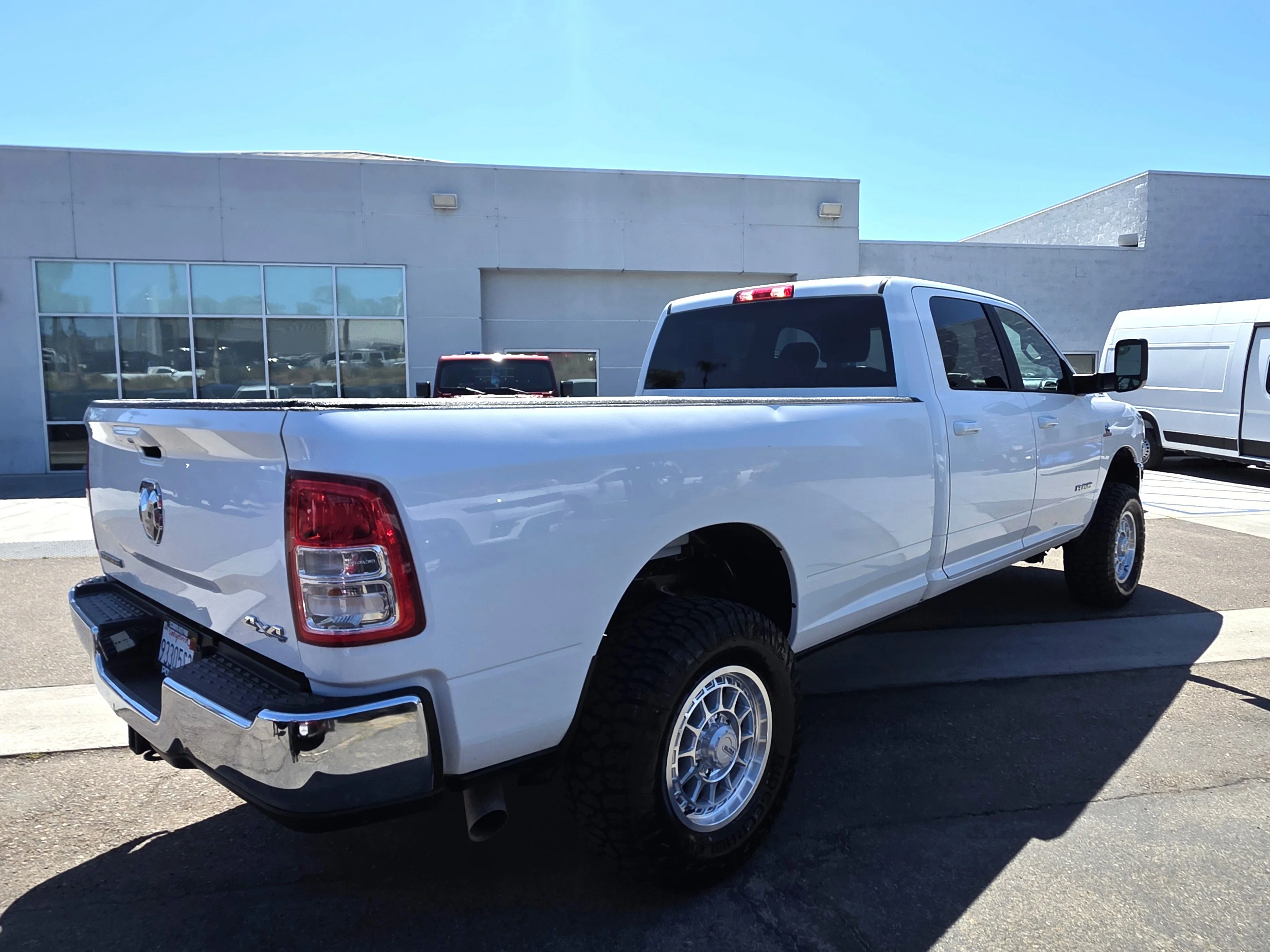 Used 2021 Bright White Clearcoat Ram Big Horn image 5