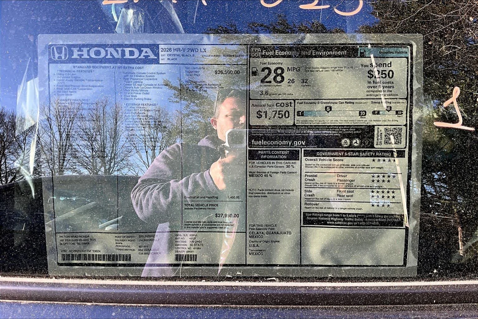 2026 Honda HR-V LX - Photo 18