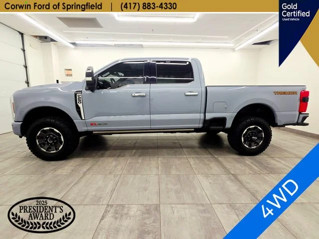 Certified Used 2024 Glacier Gray Metallic Ford Platinum image 2