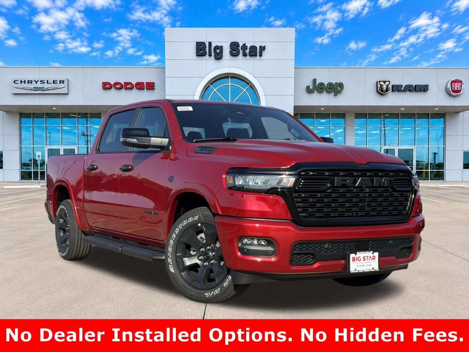 New 2027 Molten Red Pearl-Coat Exterior Paint RAM Lone Star image 1