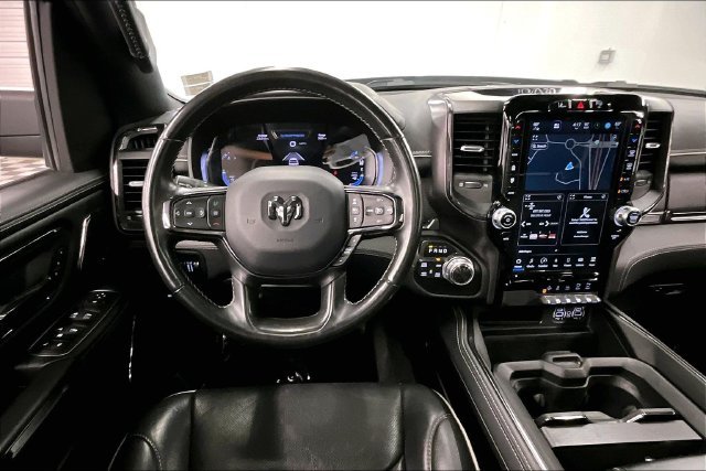 Used 2023 Diamond Black Crystal Pearlcoat Ram Limited image 6