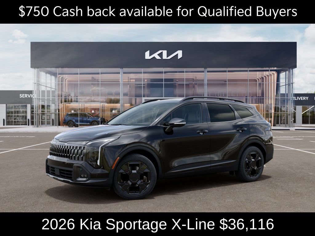 New 2026 Ebony Black Kia X-Line image 5
