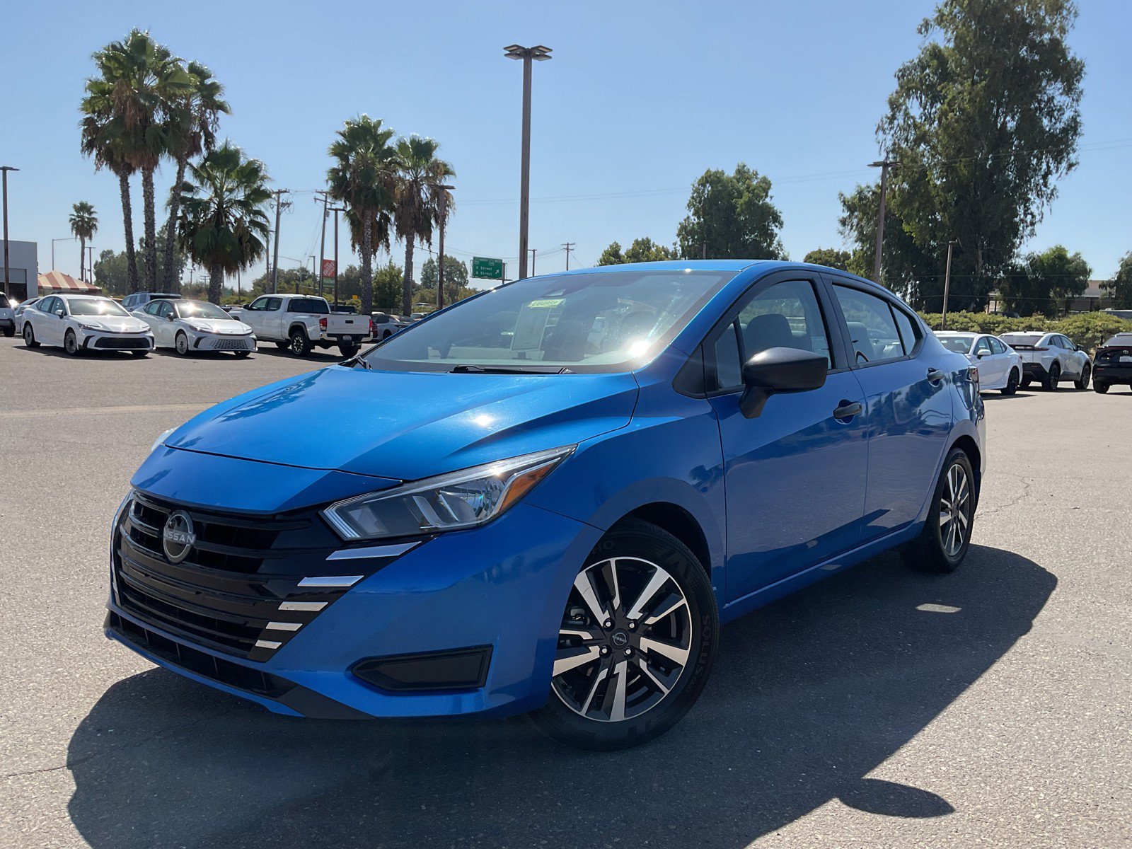 Used 2024 Electric Blue Metallic Nissan S image 21
