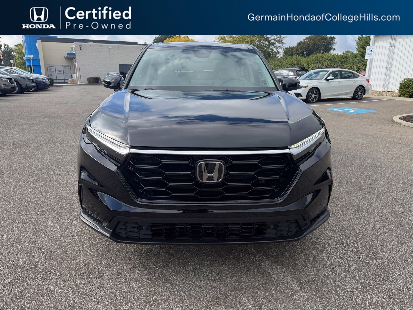 Certified Used 2024 Crystal Black Pearl Honda EX-L image 2