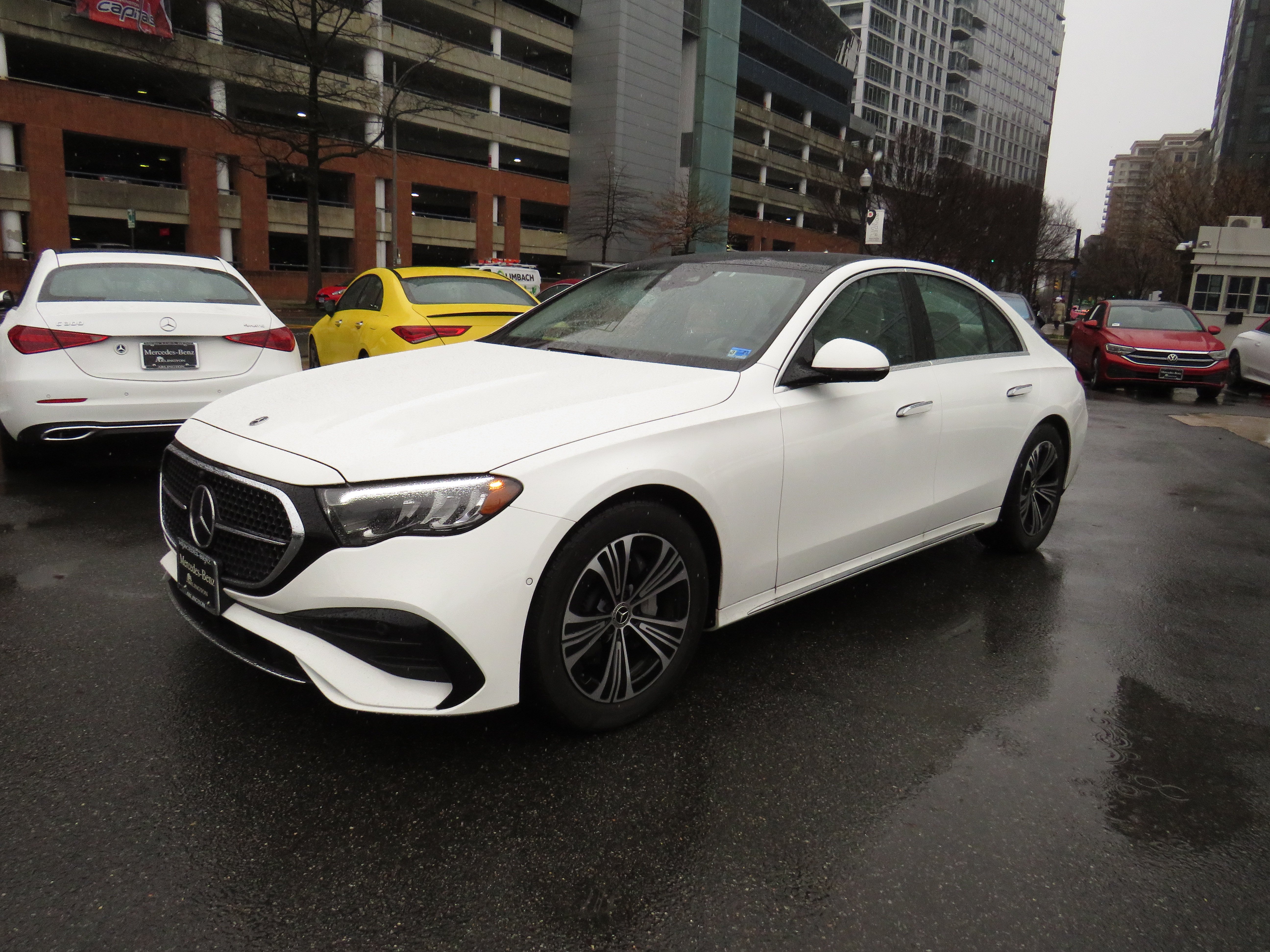 Certified Used 2025 Polar White Mercedes-Benz E 350 4MATIC® image 1