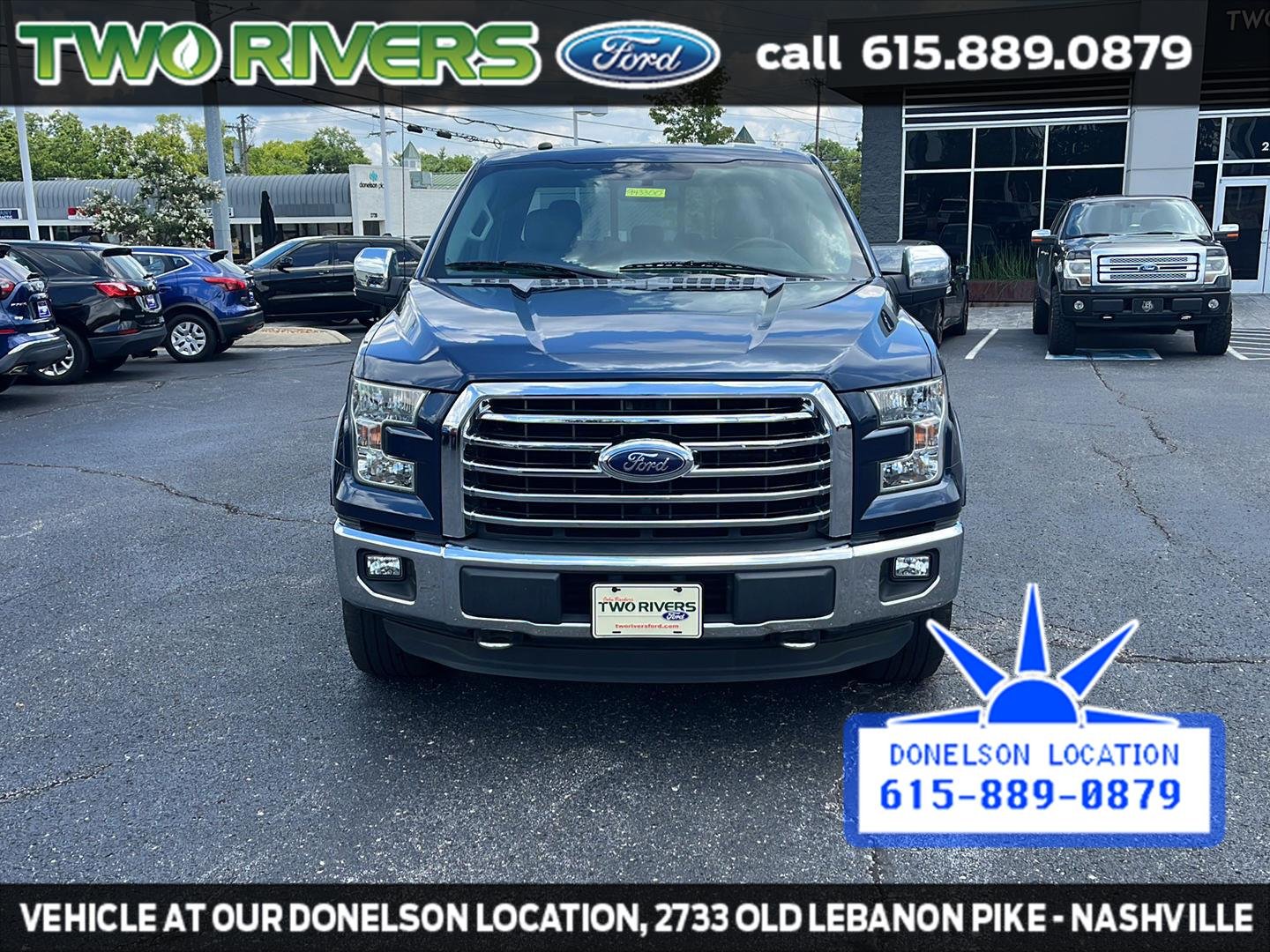 Used 2016 Blue Jeans Metallic Ford XLT image 3