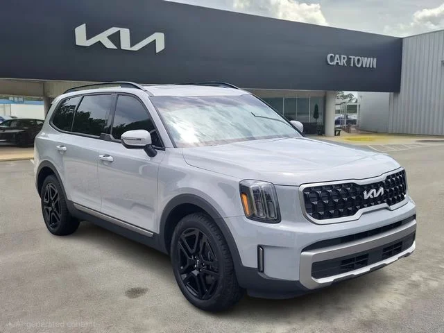 Certified Used 2023 Gray Kia EX X-Line image 1