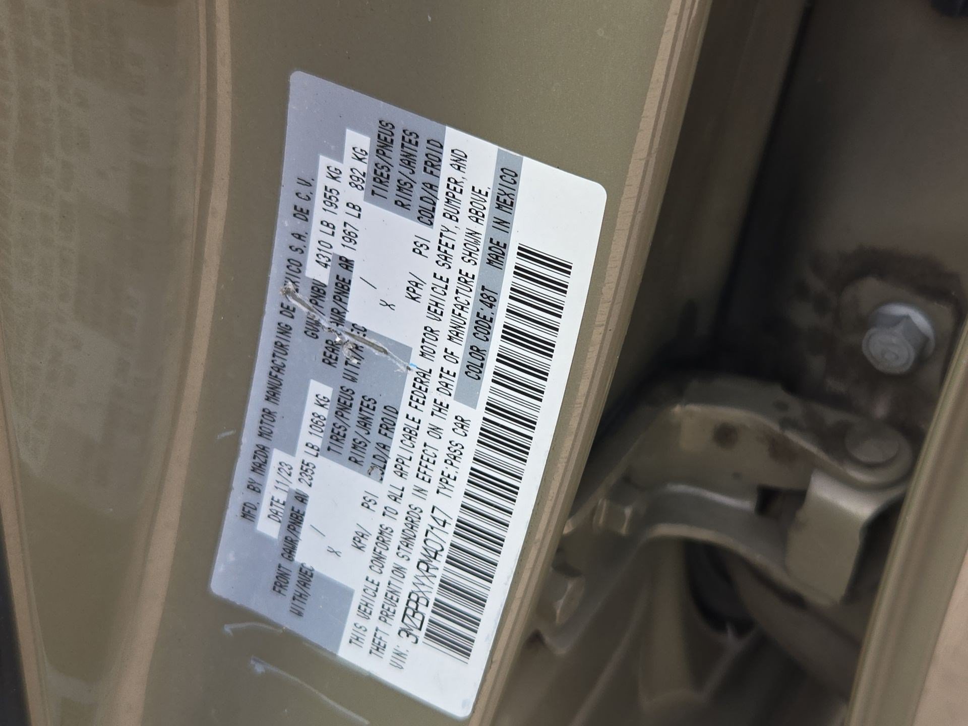 Used 2024 Zircon Sand Metallic Mazda 2.5 Carbon Turbo image 32