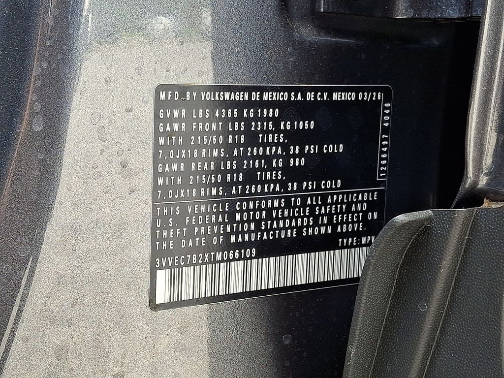 New 2026 Gray Volkswagen 1.5T SE image 11