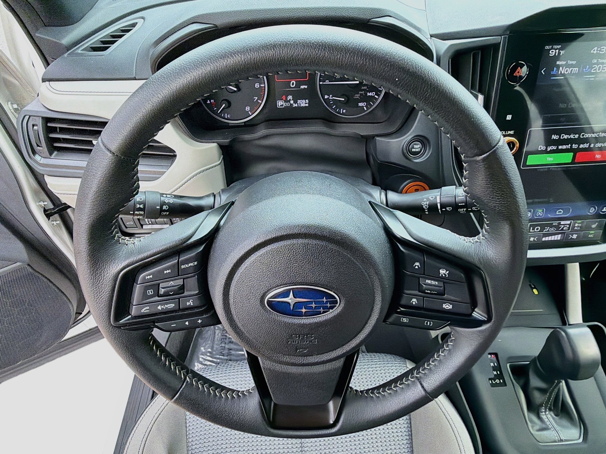 Used 2025 Crystal White Pearl Subaru Premium image 38