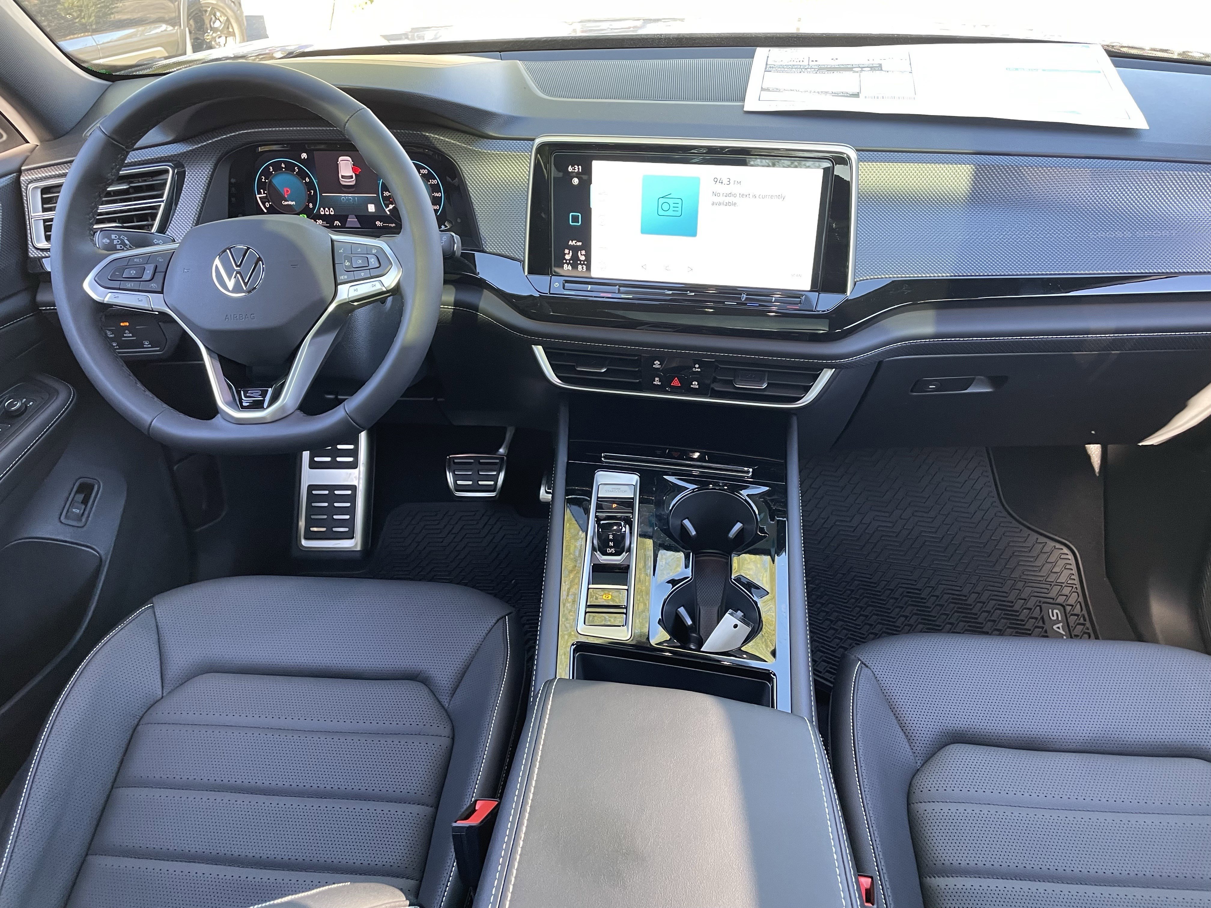 New 2026 Mountain Lake Blue Metallic Volkswagen 2.0T SEL R-Line Black image 11
